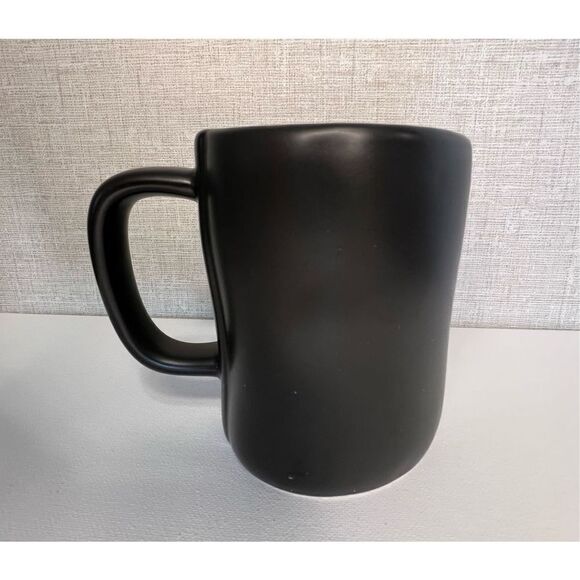 Rae Dunn Black and White Graphic “Nope” Cozy Glass Coffee Mug - Picture 2 of 5